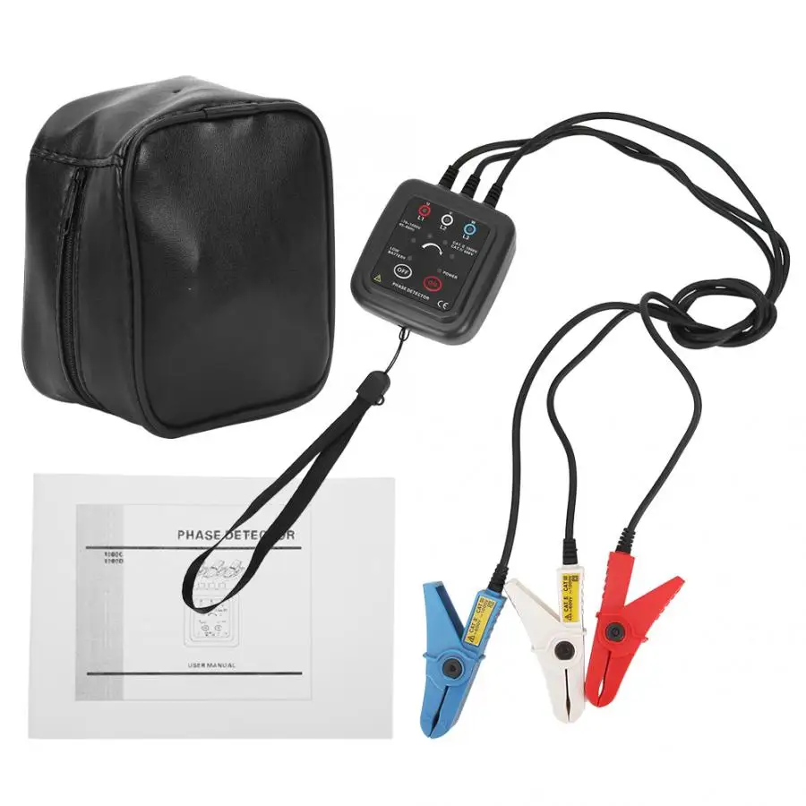 

AC 70-1000V ETCR1000C Non-Contact Phase Sequence Detector Magnetic Base Phase Meter