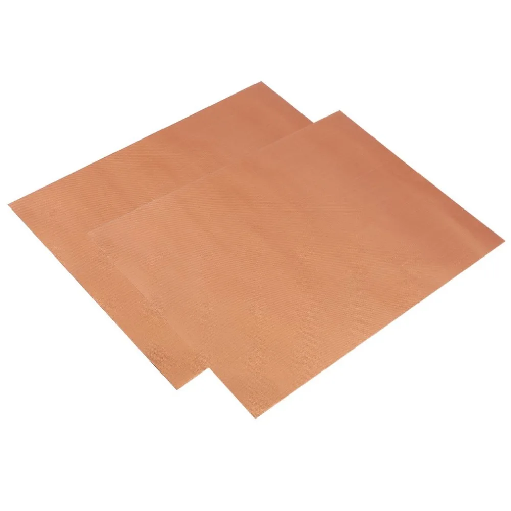 

BBQ Grill Mat 2 Pcs Kitchen Copper Chef Bake Mats Outdoor Tools Barbecue Roast Sheet Drop Shipping 40*33cm/34*23.5cm Dropship