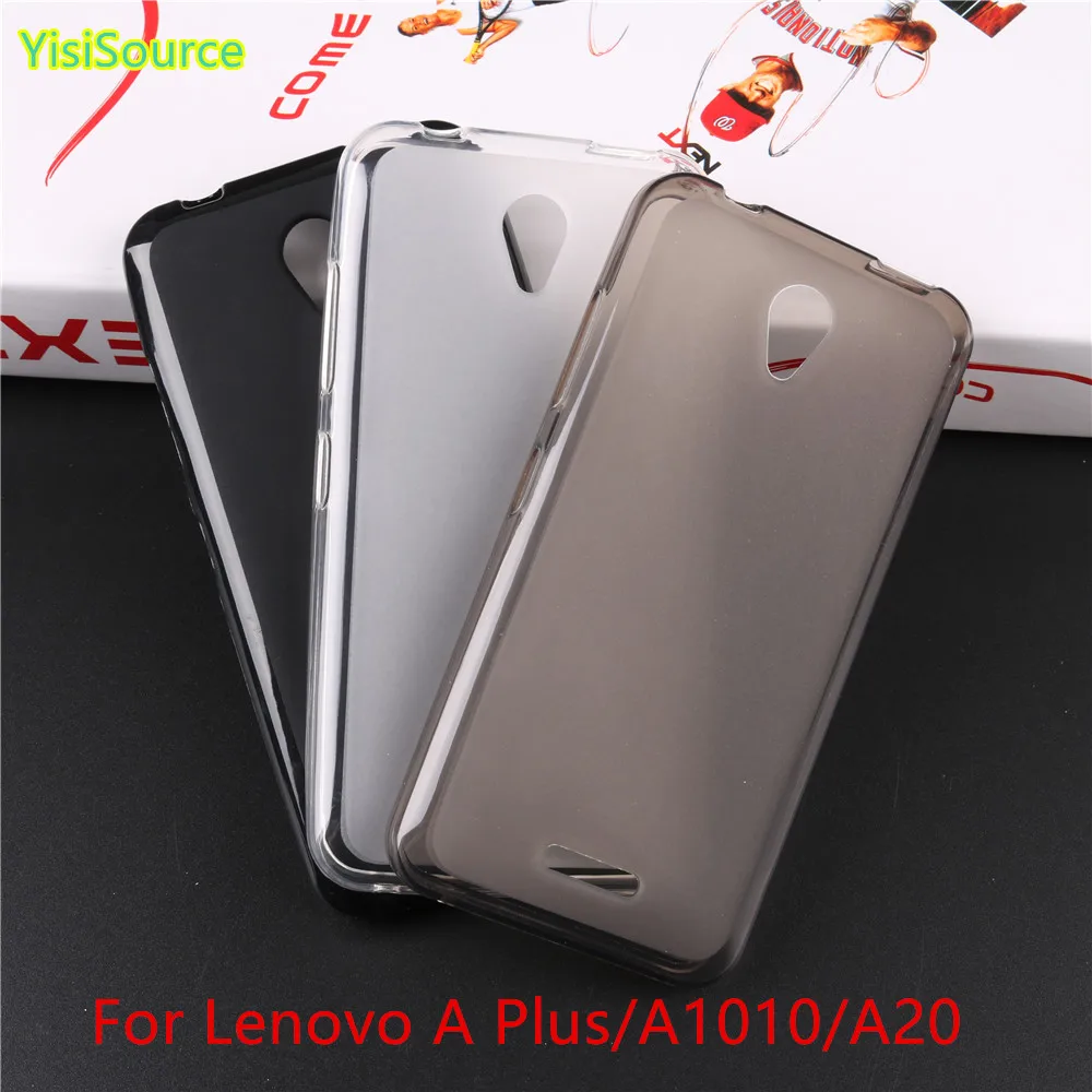 

Yisisource Back Cover for Lenovo A1010 A 1010 Silicone Pudding Matte Soft Case for Lenovo Vibe B A1010 A20 TPU Phone Capa Para