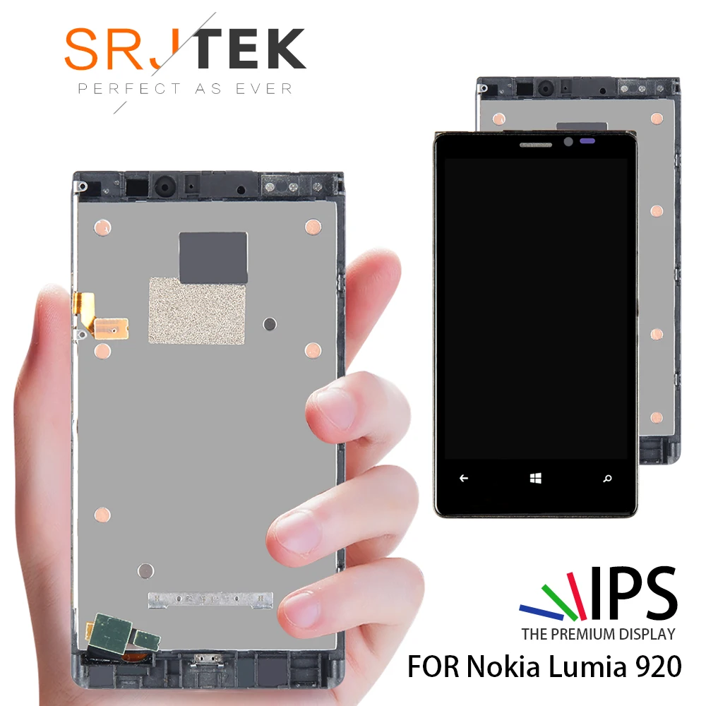 

No Dead Pixels For NOKIA Lumia 920 LCD Touch Screen For NOKIA Lumia 920 Display Digitizer Replacement