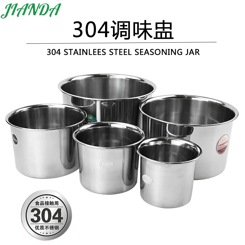 

Seasoning Jar Flavor Spice Jars Condiment Container 304 Stainless Steel Food Grade Kitchen Cooking Tool Kitchenware Accessory