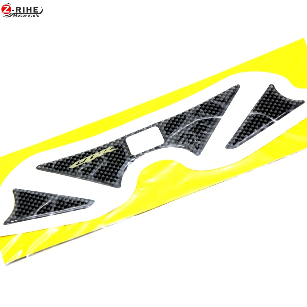 

moto Oil Tank Fuel Gas Protection Plate Fork Sticker Badge Decal Steering Bracket Cover Decal Sticker For Honda CBR250 600 1000r