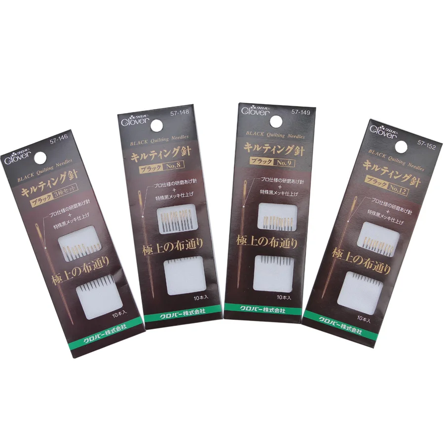 

2018 Grind Black Needles, Hand Stitches, Japanese Imports, Patchwork Tools, Diy Cloth, Clover 57-156/149/148/157, Sewing Needle