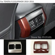 Car garnish cover frame trim back rear Air condition Outlet Vent For Toyota FJ150 / Prado 2010 2011 2012 2013 2014 2015 2016