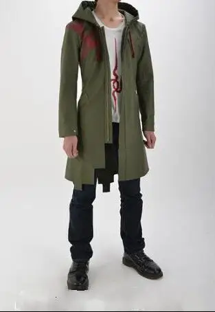 Болотный костюм болотного цвета супер Danganronpa 2 Nagito Komaeda футболка косплей