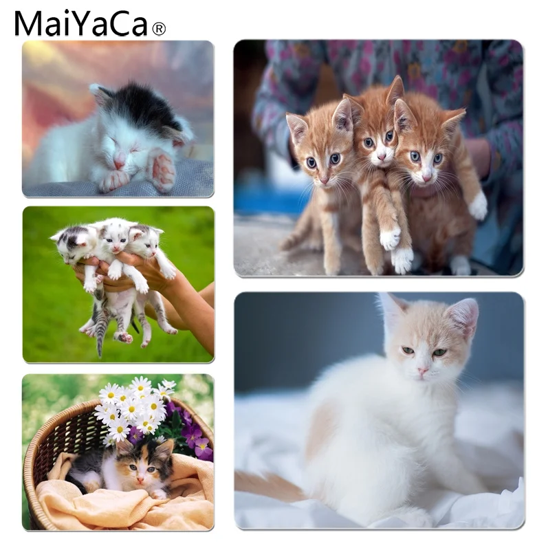 MaiYaCa высокое качество мяу милые Kitty уникальный настольный коврик игровой коврик Размеры для 180x220x2 мм и 250x290x2 мм небольшой коврик