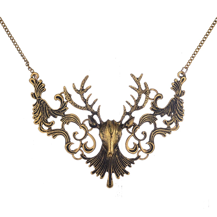 2016 ювелирные Изделия bijoux collier femme Колье воротник Ожерелье Античное Золото Ретро