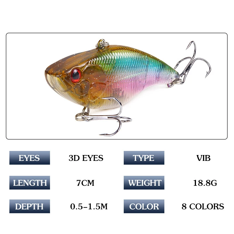 VIB الصيد السحر 1 قطعة 7 سنتيمتر 18.8g غرق Jerkbait الاهتزاز Wobblers البلاستيك Rattlin VIB الصلب إغراء الطعم الاصطناعي VIB الصيد السحر 1 قطعة 7 سنتيمتر 18.8g غرق Jerkbait الاهتزاز Wobblers البلاستيك Rattlin VIB الصلب إغراء الطعم الاصطناعي
