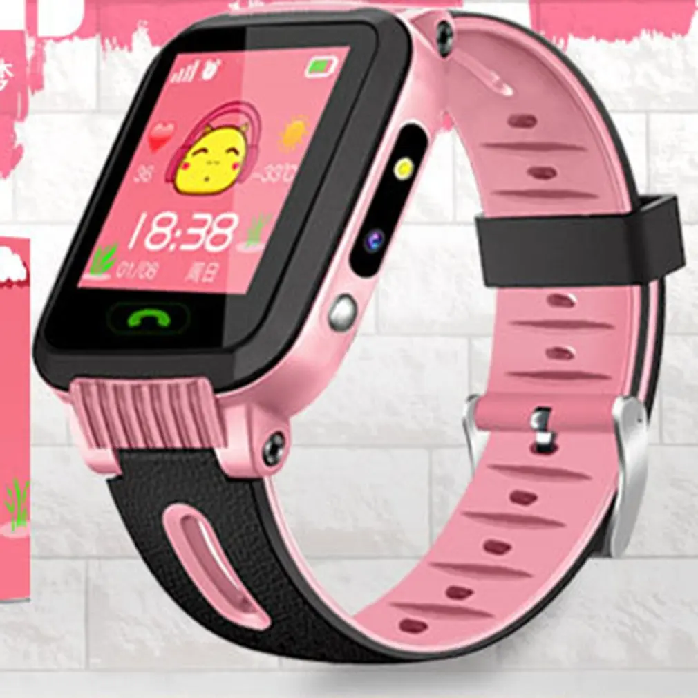

GPS Tracker Anti Lost Monitor SOS Call Children Smart Watch Smart Camera Phone Watch 1.44 Inch Screen Pink Blue Cute Kids Gifts