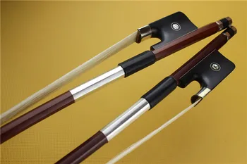 

1pc New Brazil wood 3/4 Double Bass Bow ebony frog Very Nice