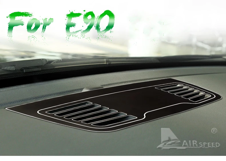 Airspeed Aluminum Alloy for BMW E90 Accessories for BMW E90 Sticker for BMW E90 Interior Trim Car AC Outlet Vents Frame Stickers (1)