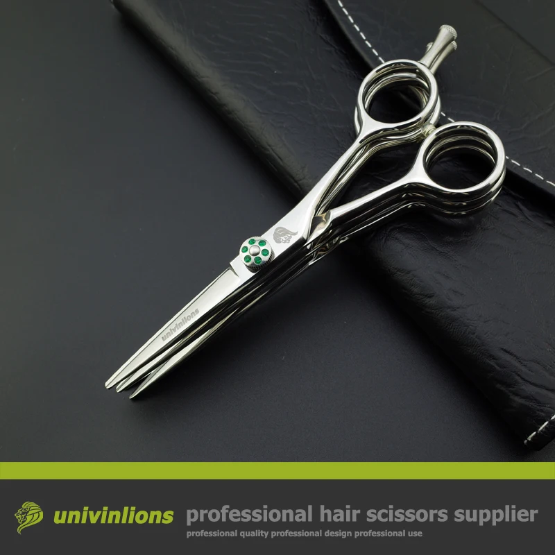 

univinlions 5.5" multi blade scissors hairdresser barber multi cut scissors 3 layers chunking shear japanese hair cutting shears