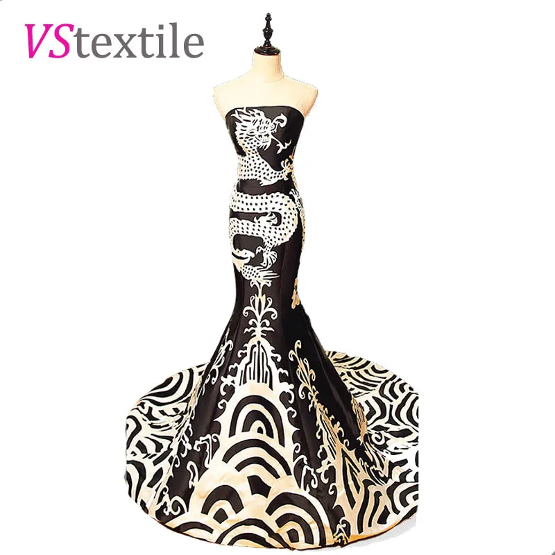 Make Custom Chinois Et Robe Dragon De Faire Soirée Robes Noir Sirène Festa 2018 Blanc Livraison Bustier Personnalisée Gratuite nqpwTxaU