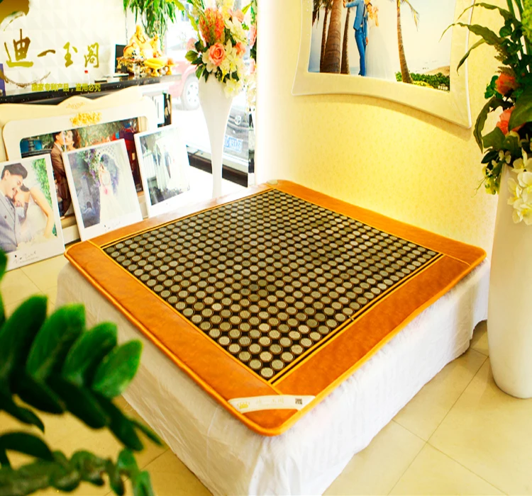 Good! natural jade tourmaline mattress heat physical therapy mat body
