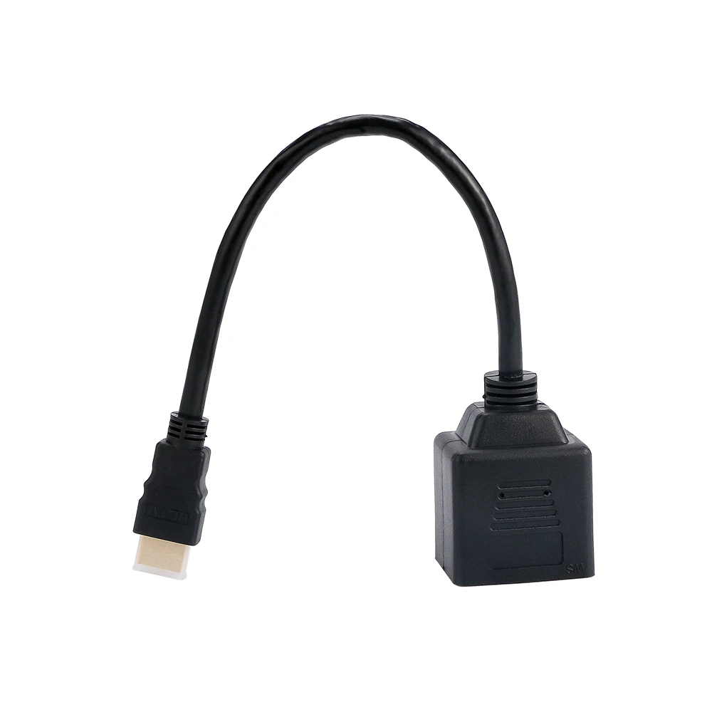 1 шт. HDMI 2 папа вход в Женский выходной переключатель Y разделительный шнур