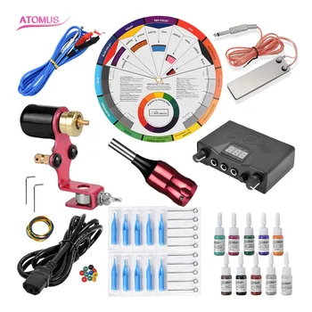 

Rotatory Tattoo Machines Professionnelle Kits Rotary Pedal Professional Tatoo Para Tatuar Maquina De Up Tatto Set Kit De Tatuage