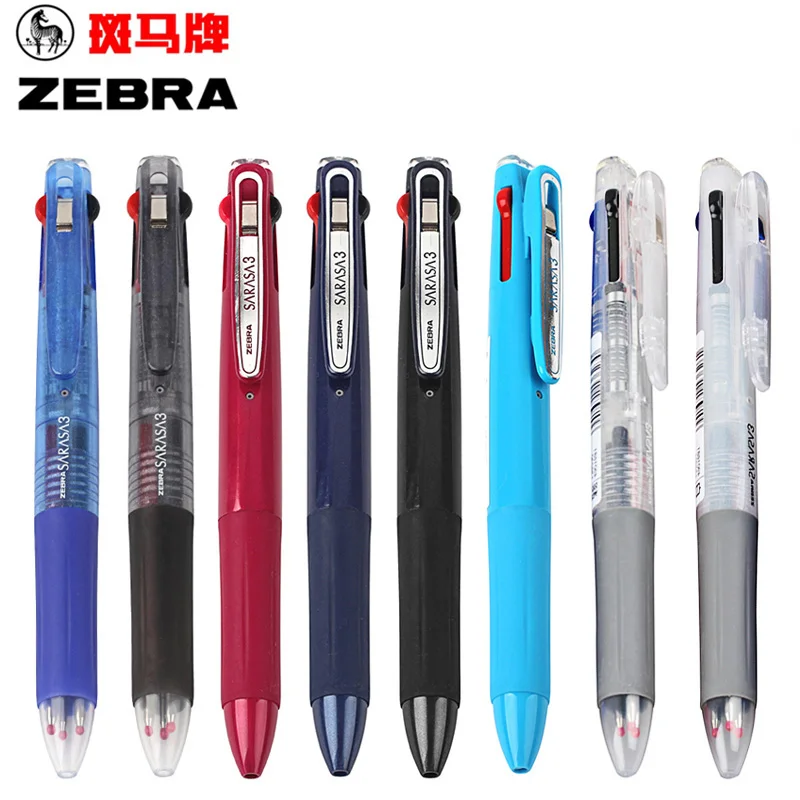Japan ZEBRA J3J2 Gel Pen 3 Color Gel Pen Multi function Pen 5PCSin Gel
