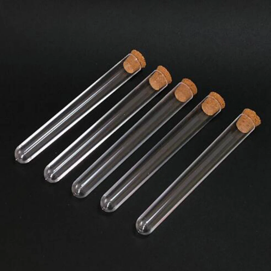 

Free shipping 10pcs/pack Lab Glass Test Tube With Cork Stoppers 15x150mm Laboratory School Educational Supplies