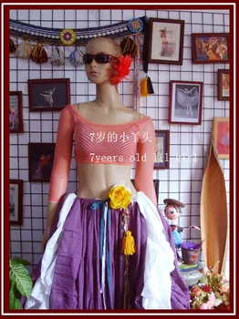 

Transparent thin belly dance Top CP12