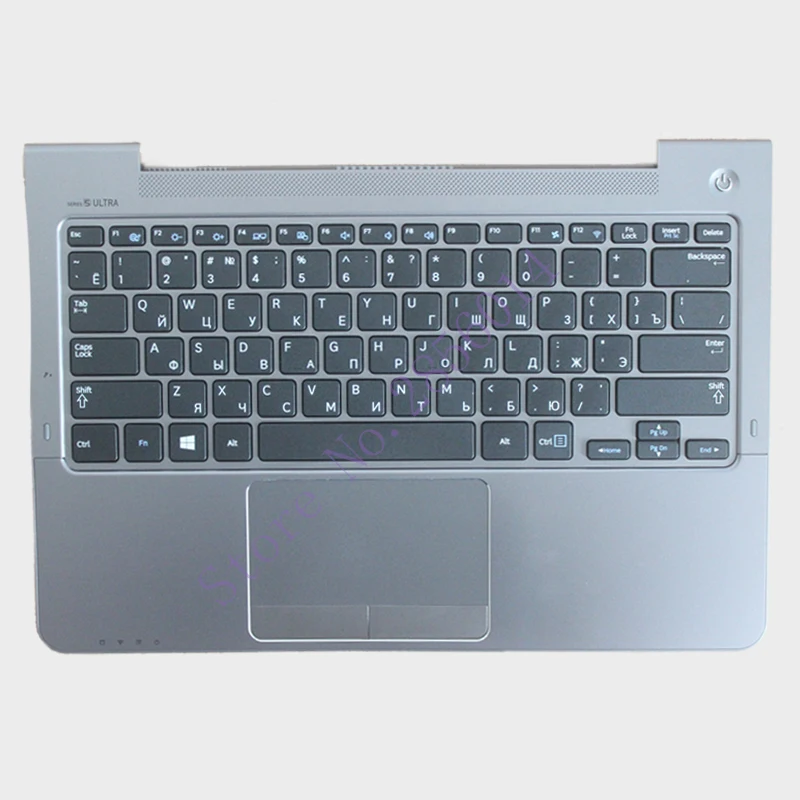 

NEW Russian For Samsung NP530U3C NP530U3B NP535U3C 530U3B 530U3C NP540U3 NP532U3C NP532U3A RU keyboard gray palmrest cover