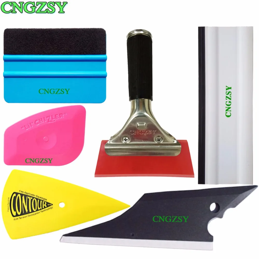 Auto Car Bubble Window Glass Felt Scraper Vinyl Wrapping Film