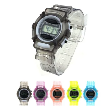 

Aimecor Ultra Thin Acrylic watch Sports Silicone dropshipping watch fashion LED Digital Wrist Watch MAY0816