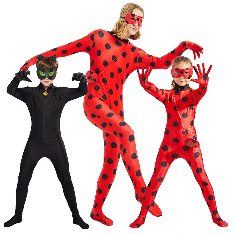 Girls Costume Beetle Dress Up Jumpsuit Suit for Kids Birthday Party 2-10 Years