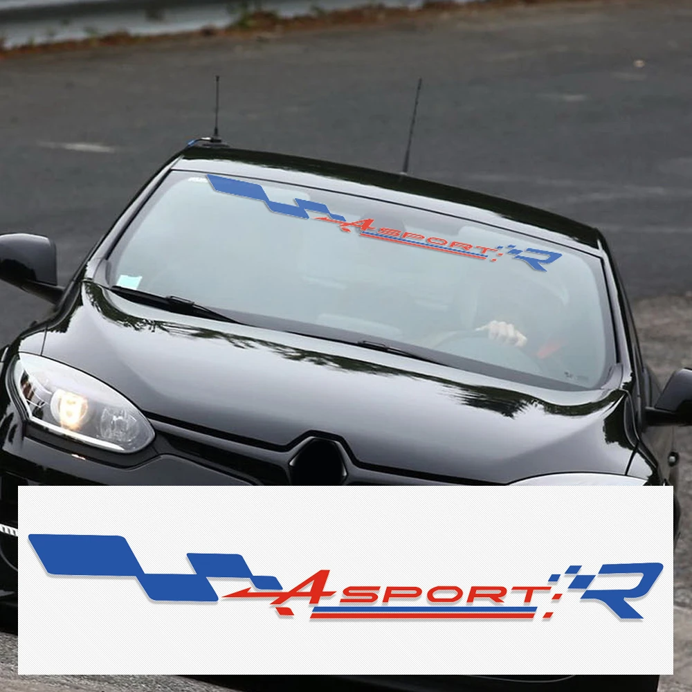 Светоотражающая наклейка на ветровое стекло для Renault Clio Megane 2 3 Captur Laguna Scenic Logan Sandero