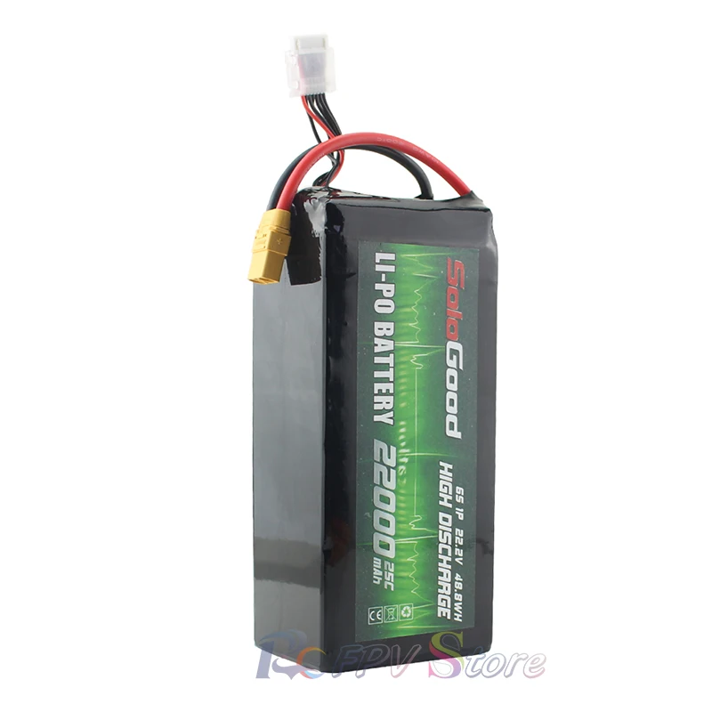 SoloGood 22000 16000 12000 MAH 22,2 V 6S литиевые батареи для авиационной модели большой емкости для защиты растений БПЛА