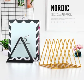 

Nordic table centerpieces holder table number stand Book Storage Shelf Magazine Rack Living Room Study Accessories Housekeeper