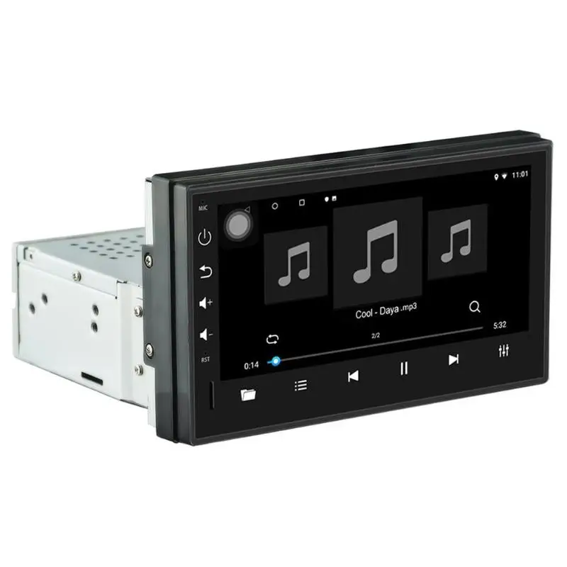 Flash Deal 1Din 7 inch Android 8.1 Car Radio Capacitive Touch Screen HD with GPS Car Media Player 4+32G Bluetooth Vedio Music Player 10
