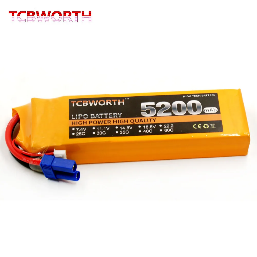 Новинка 3s RC LiPo батарея 3S 11,1 V 5200mAh 30C батареи для RC самолета вертолета квадрокоптера дрона автомобиля RC перезаряжаемые игрушки Li-Po