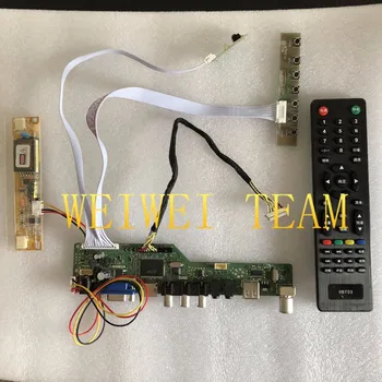 

TV HDMI VGA AV USB Audio LCD Controller Board For 15" LP154W01 LP154WX3 LP154WX4 B154EW08 LTN154AT01 1280x800 30Pin Lcd Panel