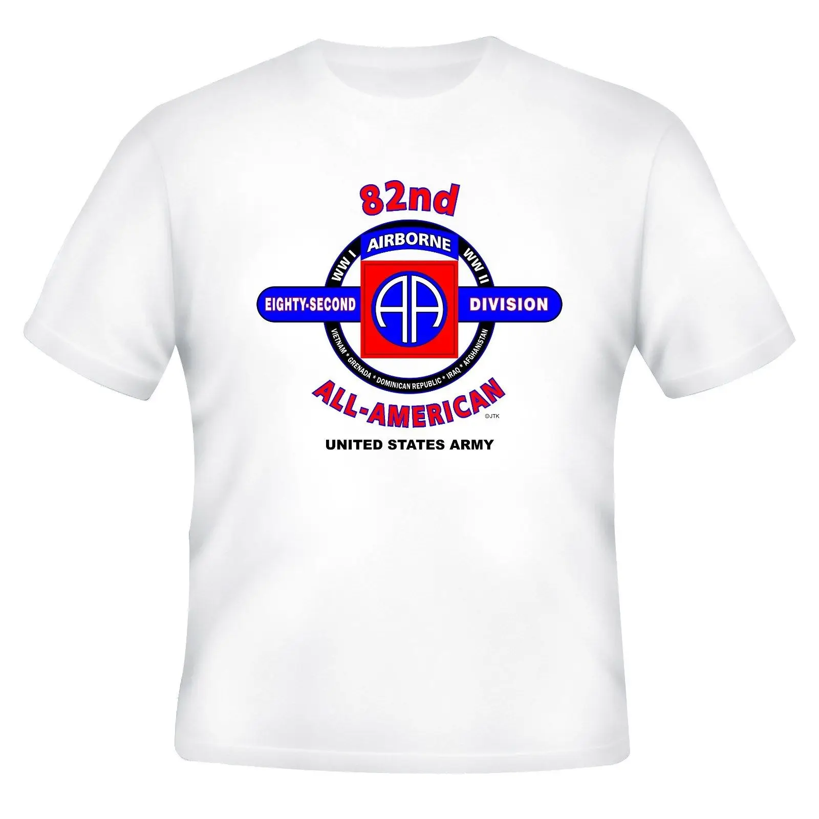 

82ND AIRBORNE DIVISION & OPERATION DESERT STORM VETERAN 2-SIDED SHIRT