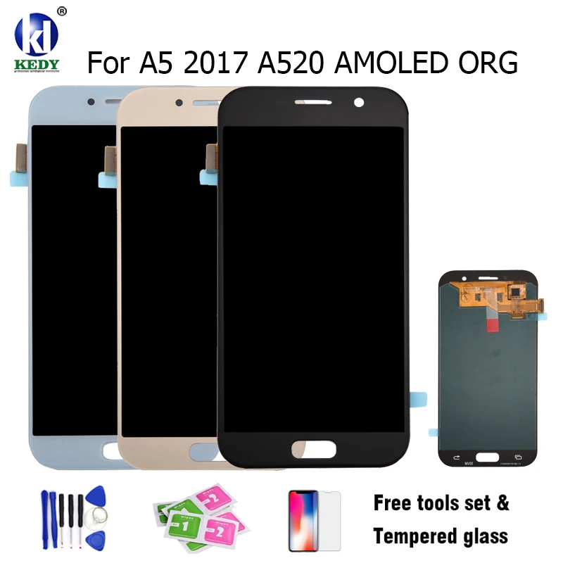 Совместимость для SAMSUNG GALAXY ЖК-дисплей A5 2017 A520 A520F SM-A520DS Дисплей с Сенсорный экран