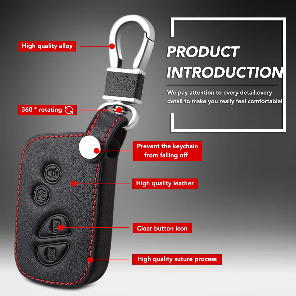 Чехол-брелок из натуральной кожи для Lexus ES 300h 250 350 IS GS CT200h RX CT200 ES240 GX400 LX570 RX270