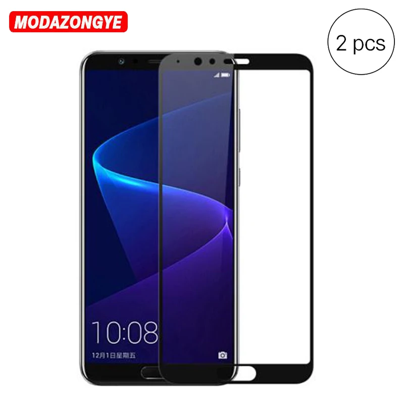 Закаленное стекло для Huawei Honor View 10 Защитная пленка экрана полное покрытие с