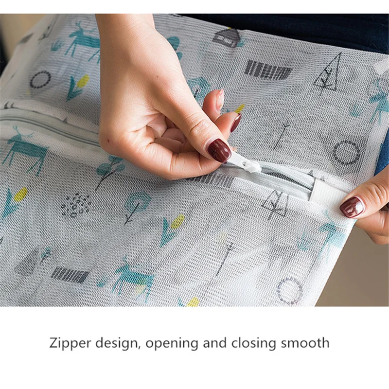 انغلق كيس غسيل شبكي غسالة خاص الملابس الداخلية الصدرية حقيبة غسيل الملابس الملابس الداخلية المنظم السفر التخزين غسل حقيبة