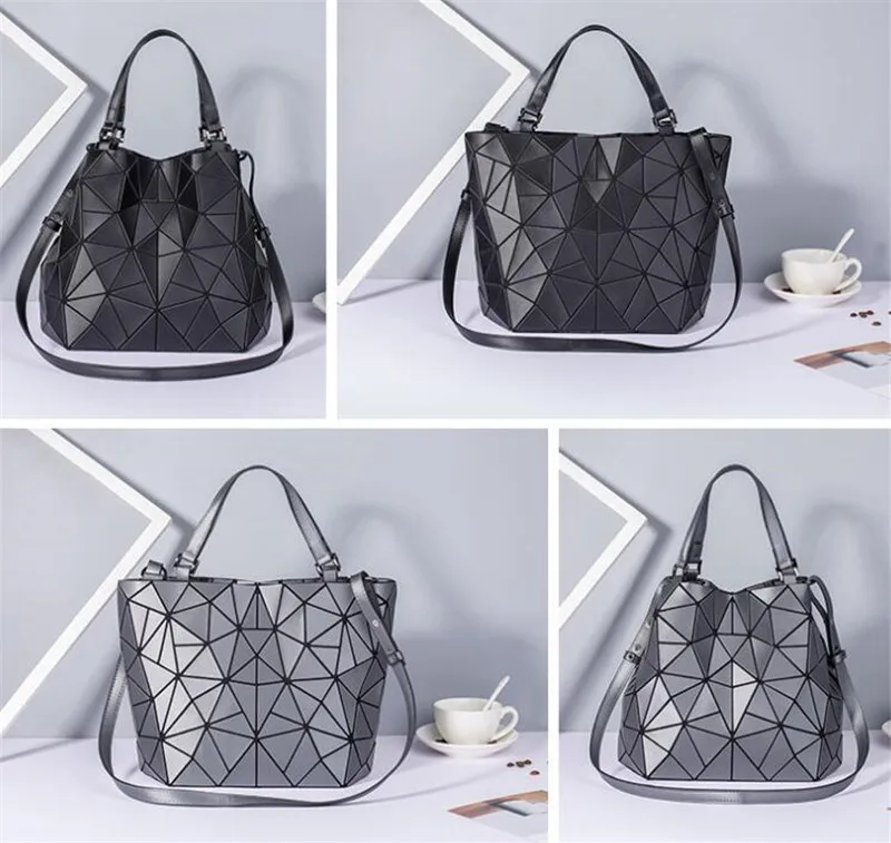Модные сумки с верхней ручкой Bao, женская сумка, голограмма, Геометрическая, складная сумка, роскошный бренд, дизайнерская сумка, Основная сумка, bolsa feminina