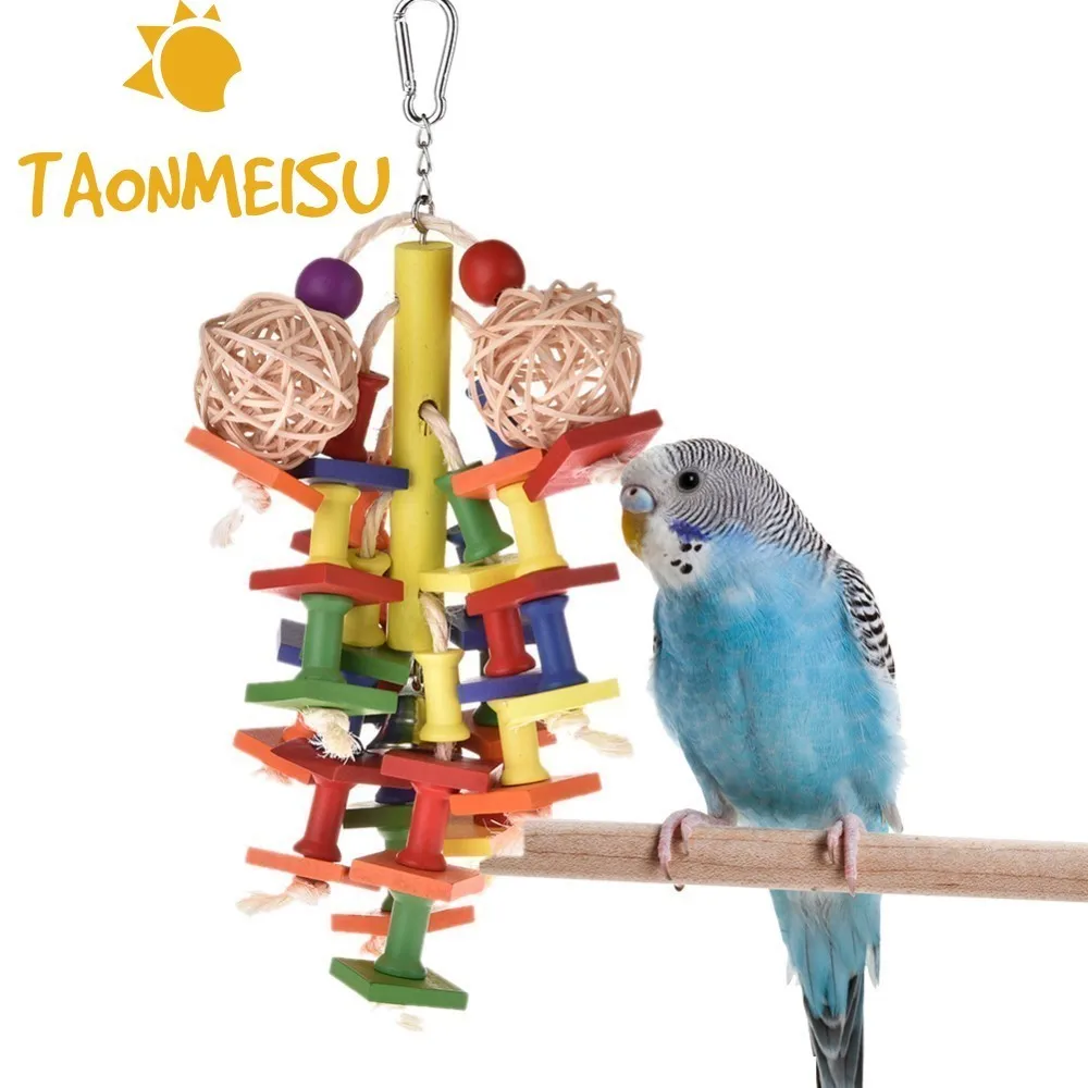 Buy Pet Bird chew toy Sisal Rope Rattan Ball Climbing