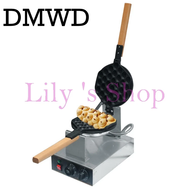 

DMWD Electric Egg Bubble Waffle Maker Chinese HongKong Eggettes Puff Cake Iron Non-stick Pan Muffin Baking Machine Oven