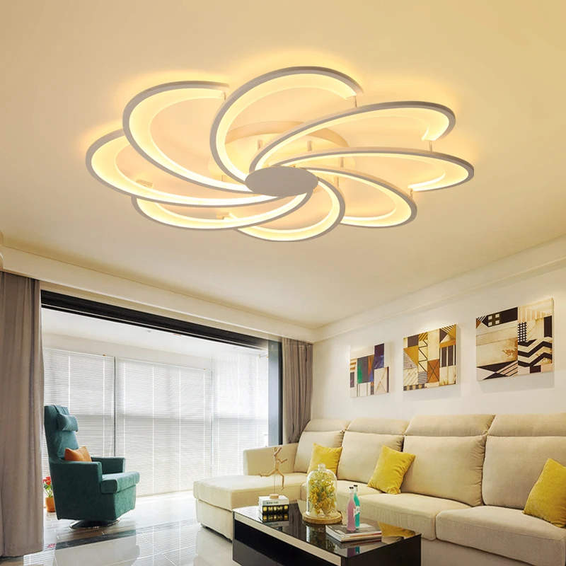 

Modern Acrylic LED Ceiling Lights Indoor Home Decoration Ceiling Lamp For Living Room Bedroom Study Restaurant Lamparas De Techo