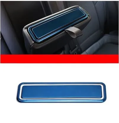 Нержавеющая сталь Синий дверные ручки Чтение свет воздуха на выходе фар декоративная рама для Ford Focus AAA394A - Название цвета: 6