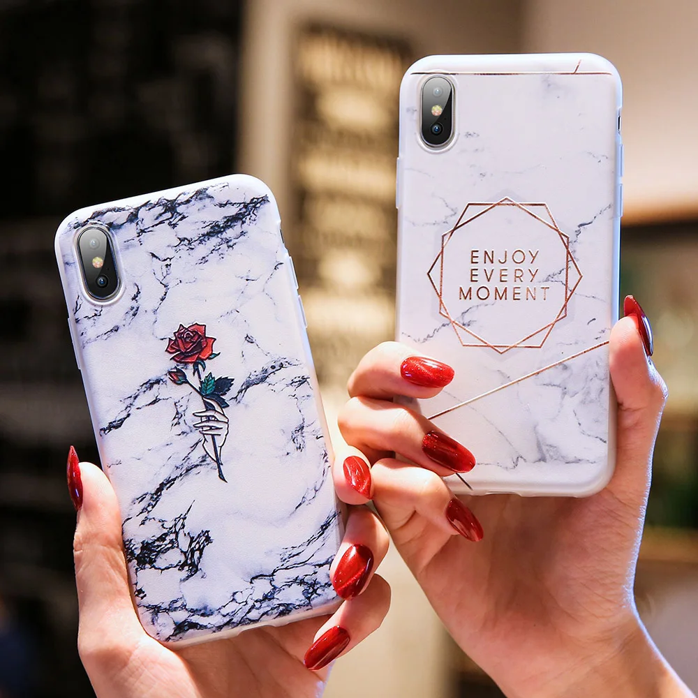 

VIAERSON Rose Marble Case For Samsung Galaxy A3 A5 A7 J3 J5 J7 2016 2017 Soft TPU Case For Samsung Galaxy Note 9 8 S9 S8 Plus S7