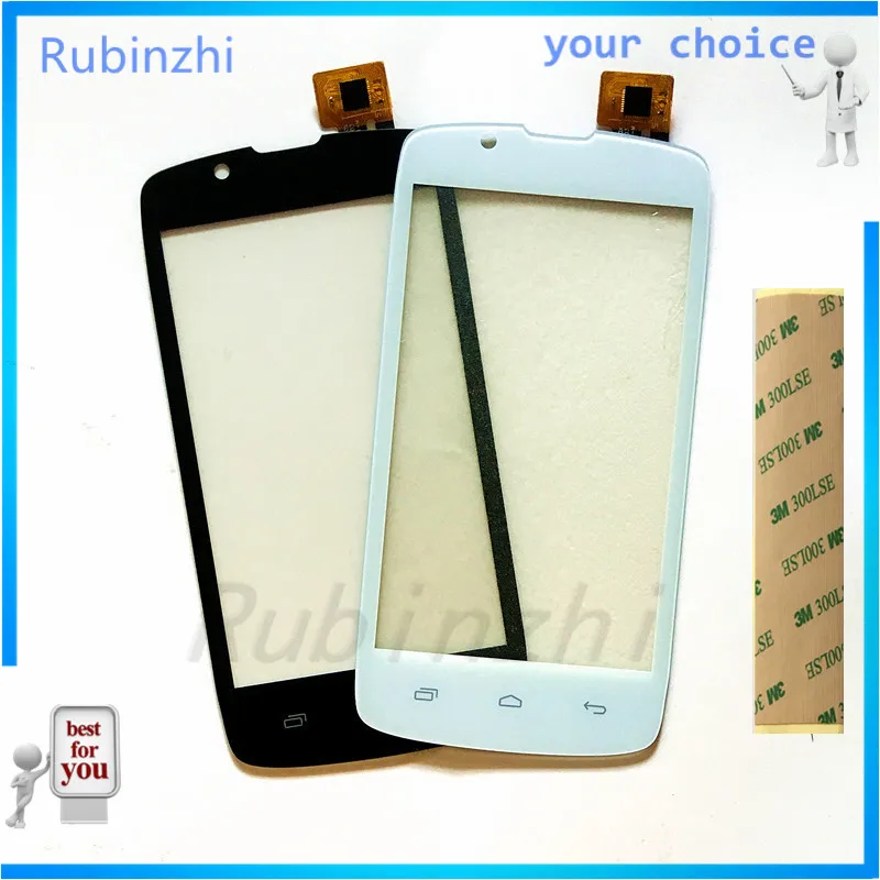 Сенсорная панель для телефона RUBINZHI Fly IQ4490 ERA Nano 4 IQ 4490 сенсорный экран дигитайзер