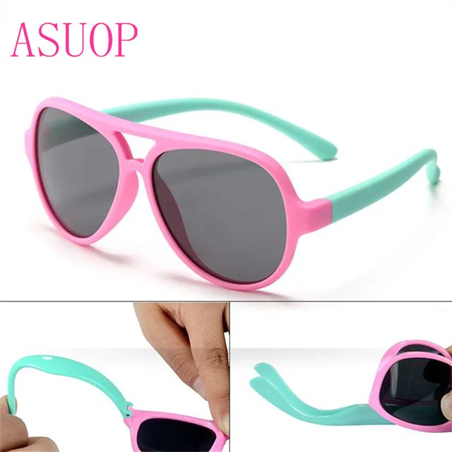 TR90 Классические Силиконовые Детские солнцезащитные очки Международный модный бренд дизайн поляризационные очки UV400 Квадратные Солнцезащитные очки