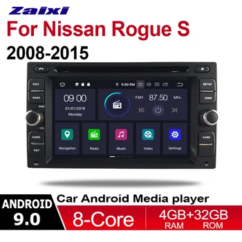

ZaiXi 2din Android 9.0 Octa Core 4GB RAM Car DVD for Nissan Rogue S 2008~2015 GPS Radio BT Navi MAP Multimedia player system