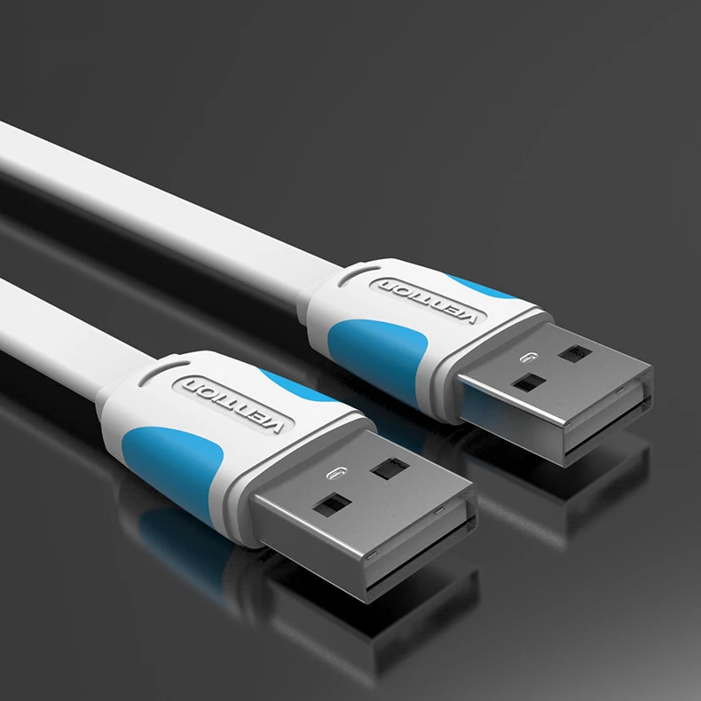 Vention USB-USB кабель Тип A папа-папа USB 2,0 кабель-удлинитель для жесткого диска радиатор Компьютерная камера кабель-удлинитель USB