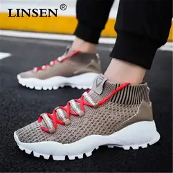 2019 дышащая повседневная обувь красовки Mocassin Basket Homme удобные легкие кроссовки Chaussures для мужчин обувь мужские кроссовки