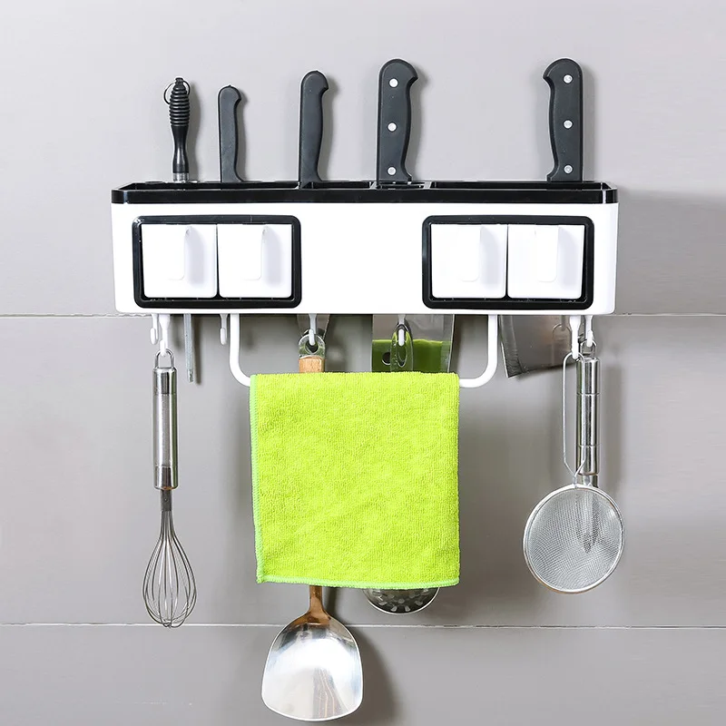 Smartlife с Кухня подставка для подвешивания на стену перфорация хранение Ножи держатель кулон кухонные принадлежности приправа подставка для приправ